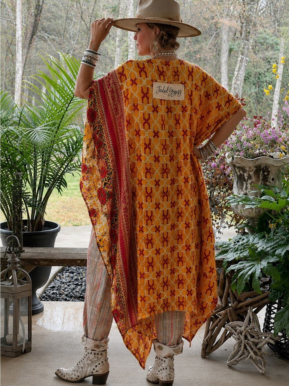 Jaded Gypsy Patchwork Hi Lo Kaftan